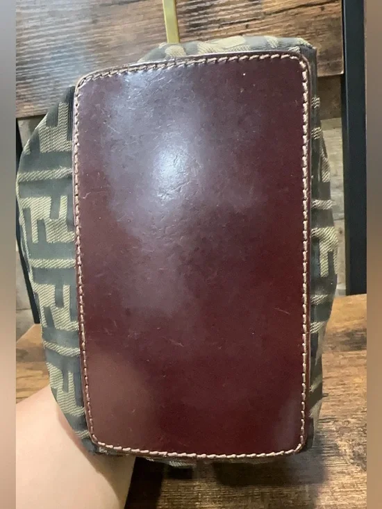 Fendi zucca canvas bundle of bag and wallet - Picture 4 of 16